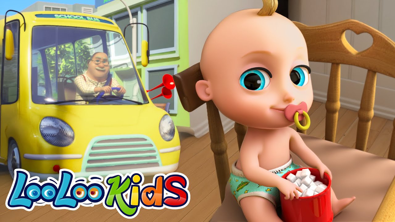 Wheels On The Bus + Johny Johny Yes Papa + Baby Shark + A Ram Sam Sam - Kids Songs - LooLoo Kids