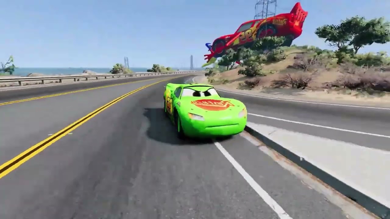 Epic escape from Lightning McQueen (Coffin Dance Cover)