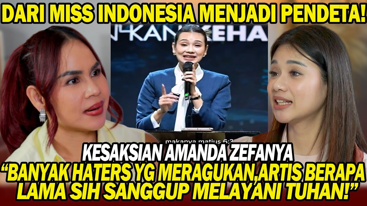 AMANDA ZEFANYA”GA PERNAH KEPIKIRAN JD PENDETA! AKU CUMA PATUH SAMA PANGGILAN TUHAN!”