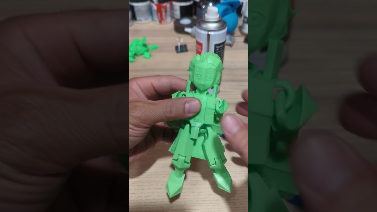 Demon Slayer Action Figures #demonslayer #3dprinting