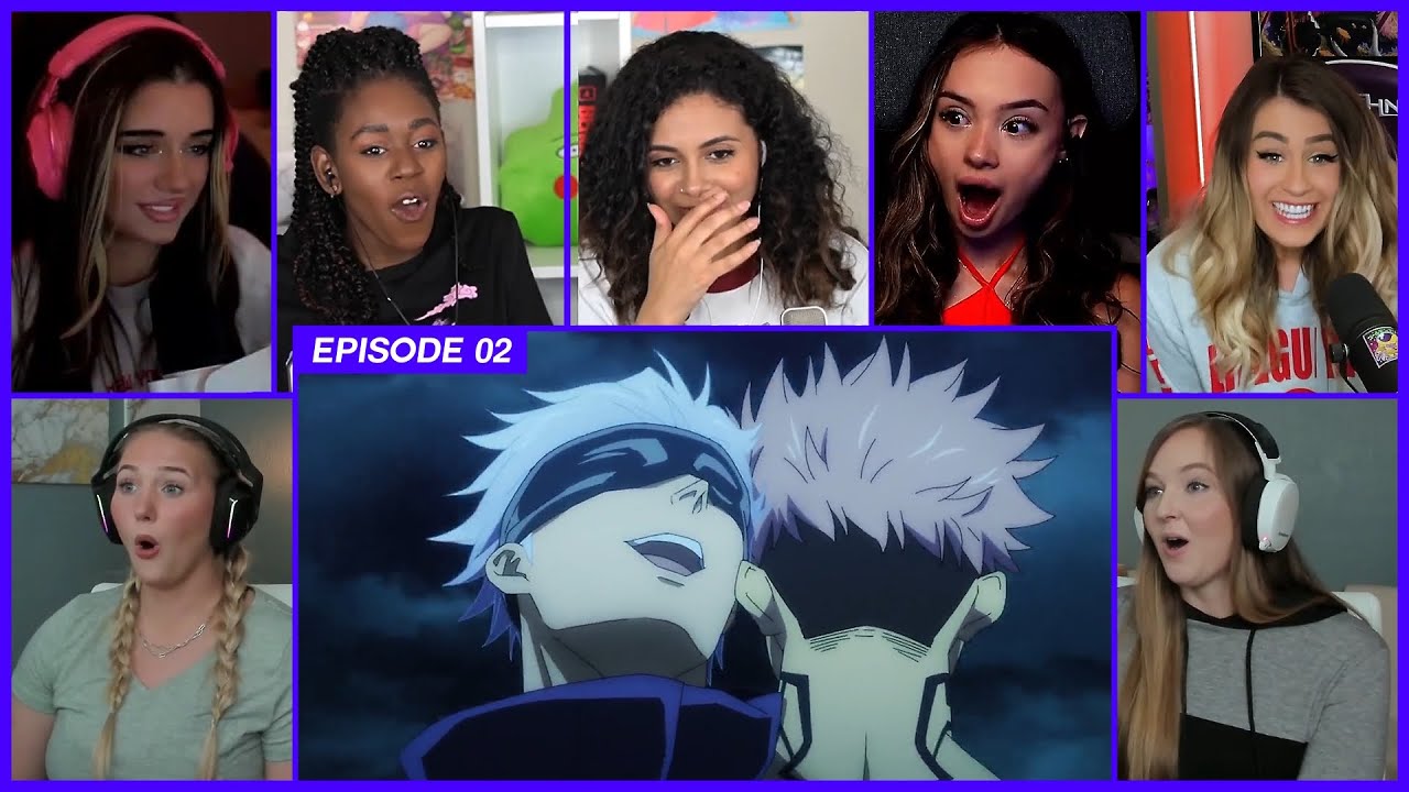 [GIRLS REACT] Gojo vs Sukuna | JJK Ep 2 Girl Reaction Mashup