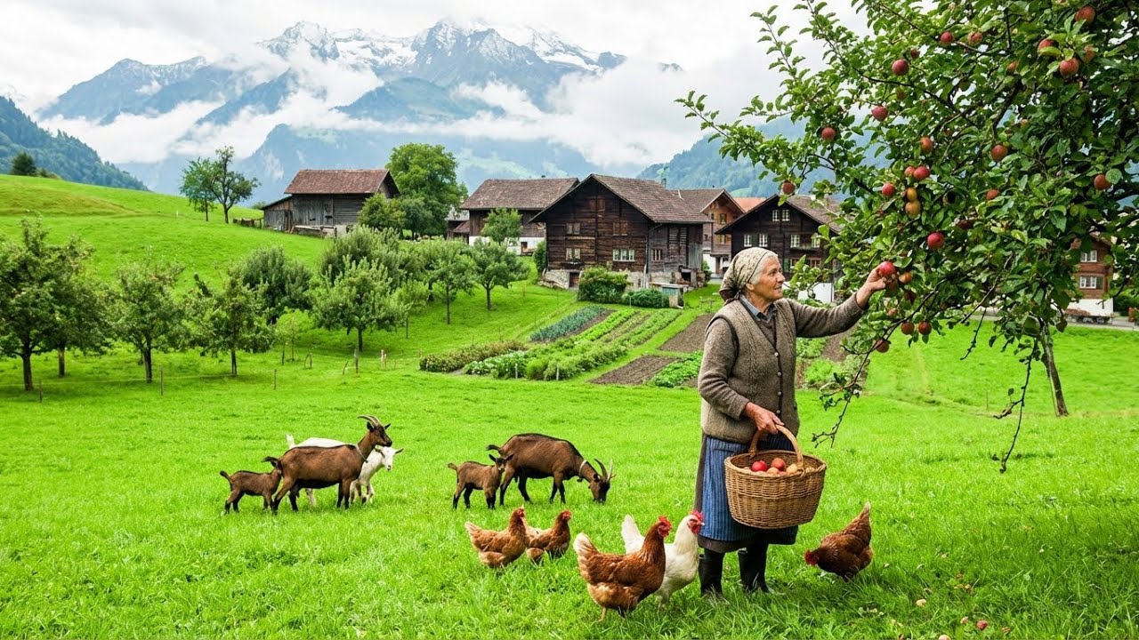 Peaceful Morning on an Alaska Farm - Slow Living & Gentle Farm Work