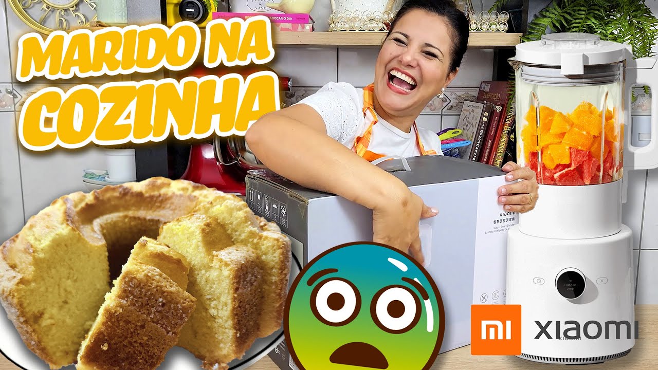 ELE VOLTOU ! LIQUIDIFICADOR NOVO E RECEITA DE BOLO PARA O CAFÉ - Marido Na Cozinha #2