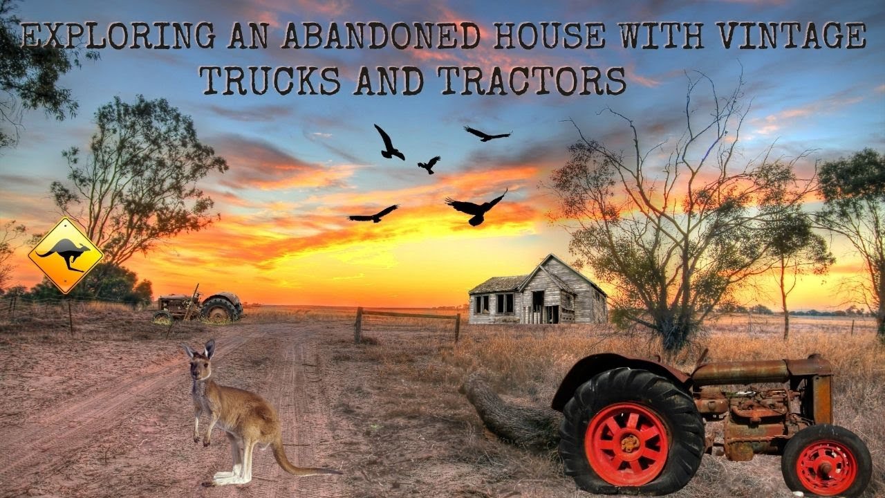 Exploring An Abandoned House With Vintage Trucks And Tractors