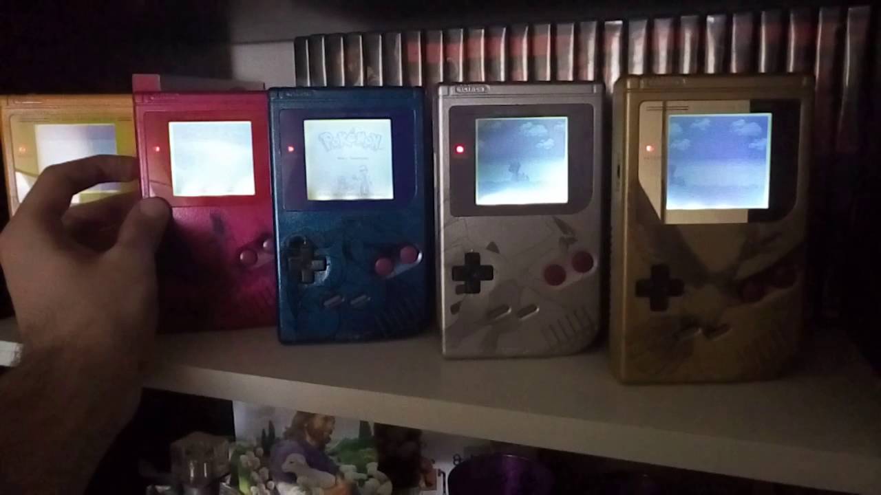 Custom Paint - Game Boy Pokemon Collection Backlight