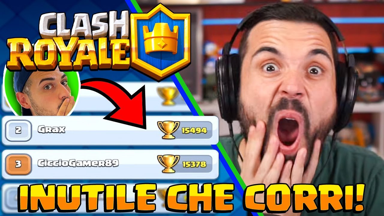 Inutile che corri piccolo Grax, ti prendo! - CLASH ROYALE