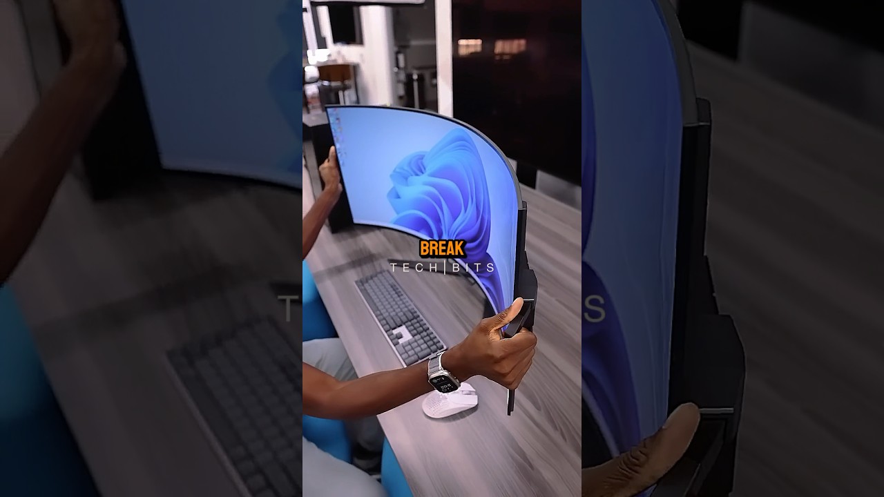 Would you buy a monitor that BENDS?
