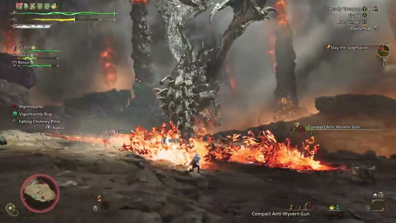 Shield and Sword vs Gogmazios