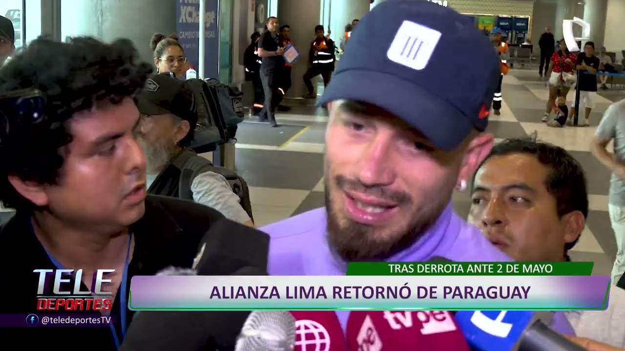 Paolo Guerrero en su retorno de Paraguay: 