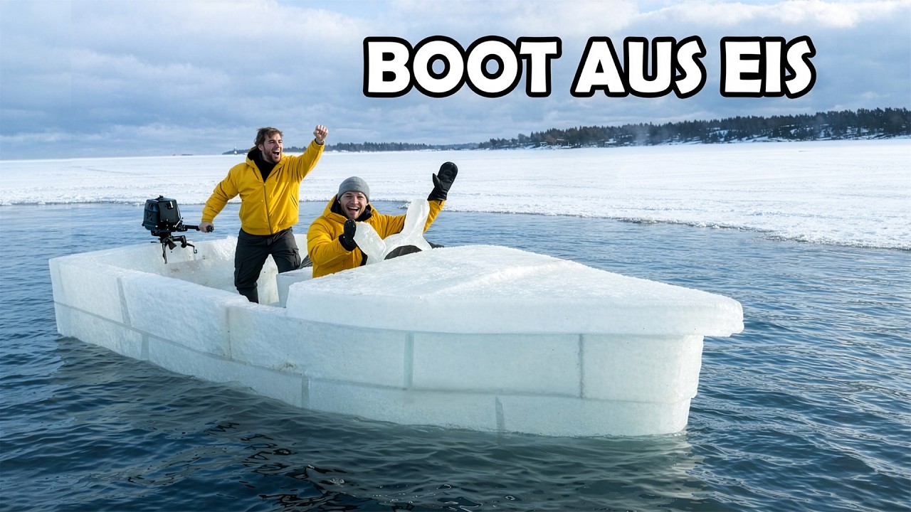 Wir bauen ein BOOT aus EIS 