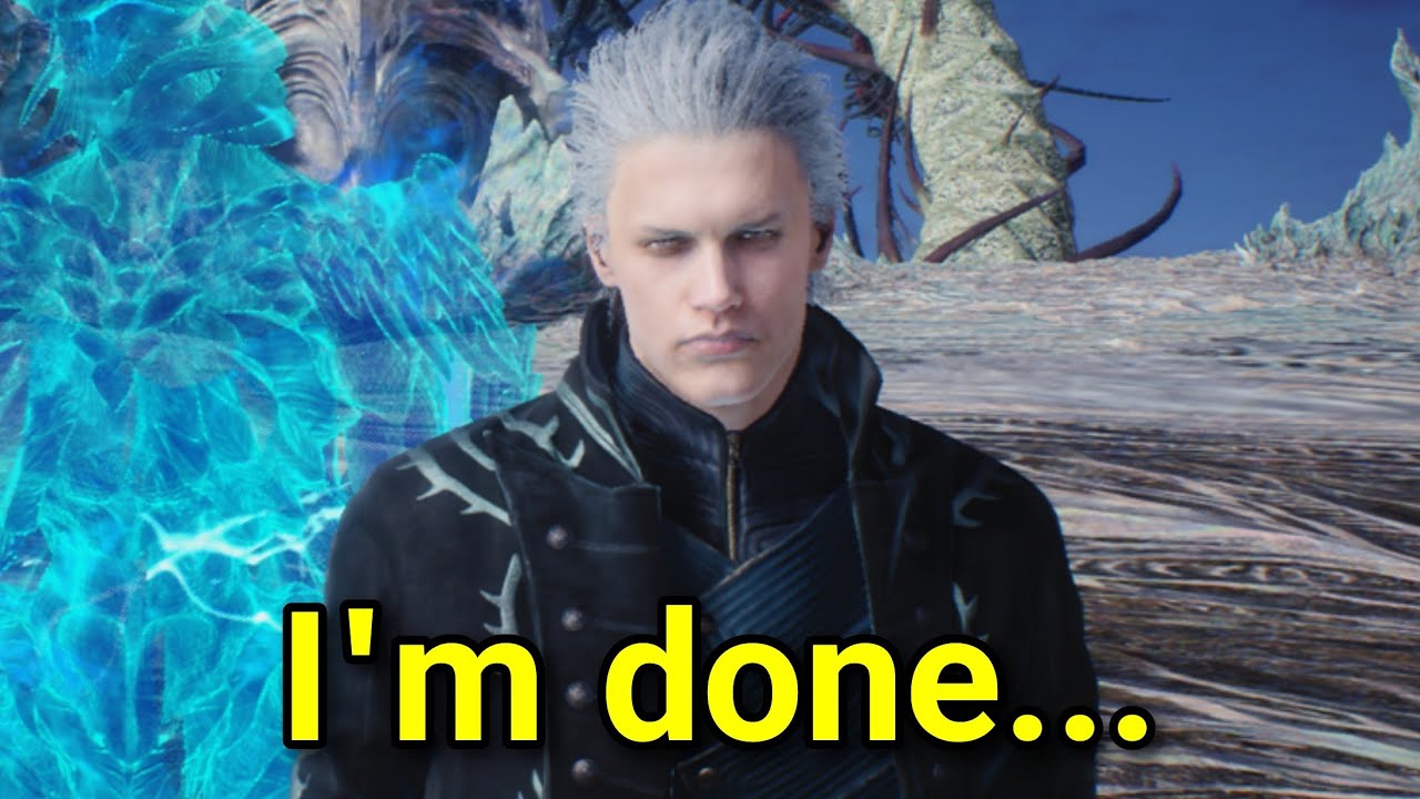 Я закончил с Devil May Cry...