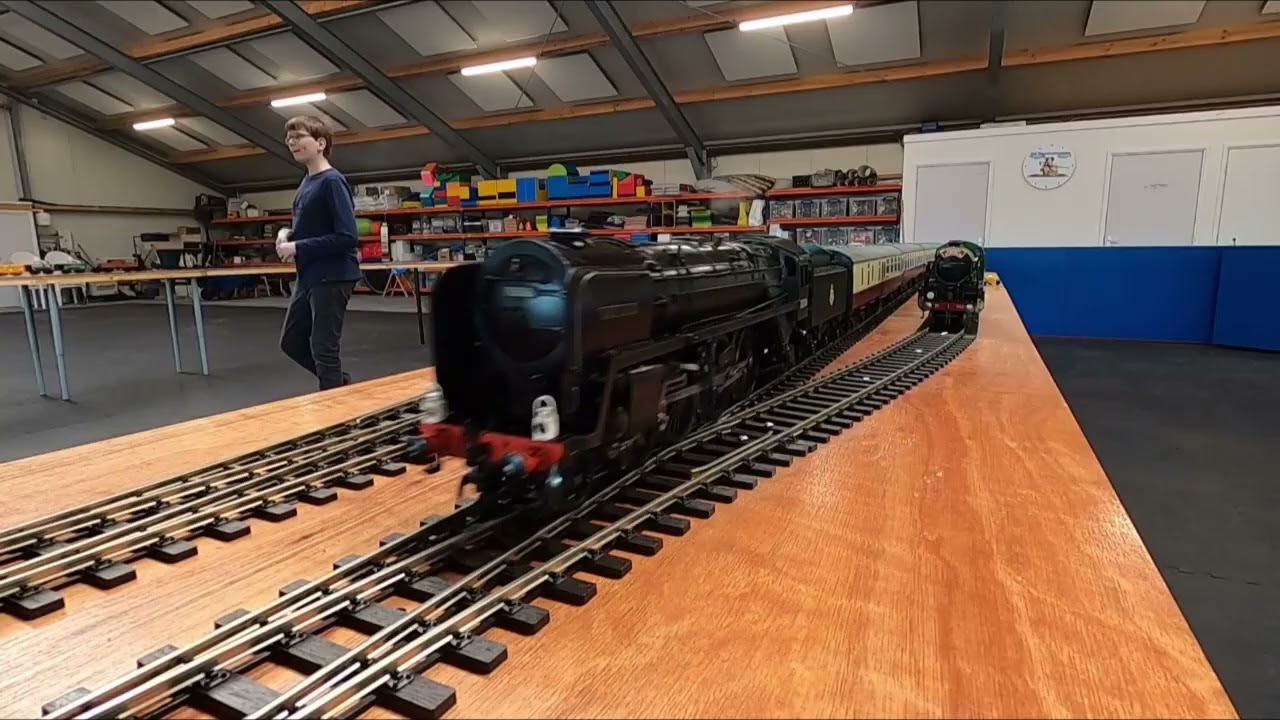 Gauge 1 Live Steam: 23 and 24-12-2025 Running at the Dogschool