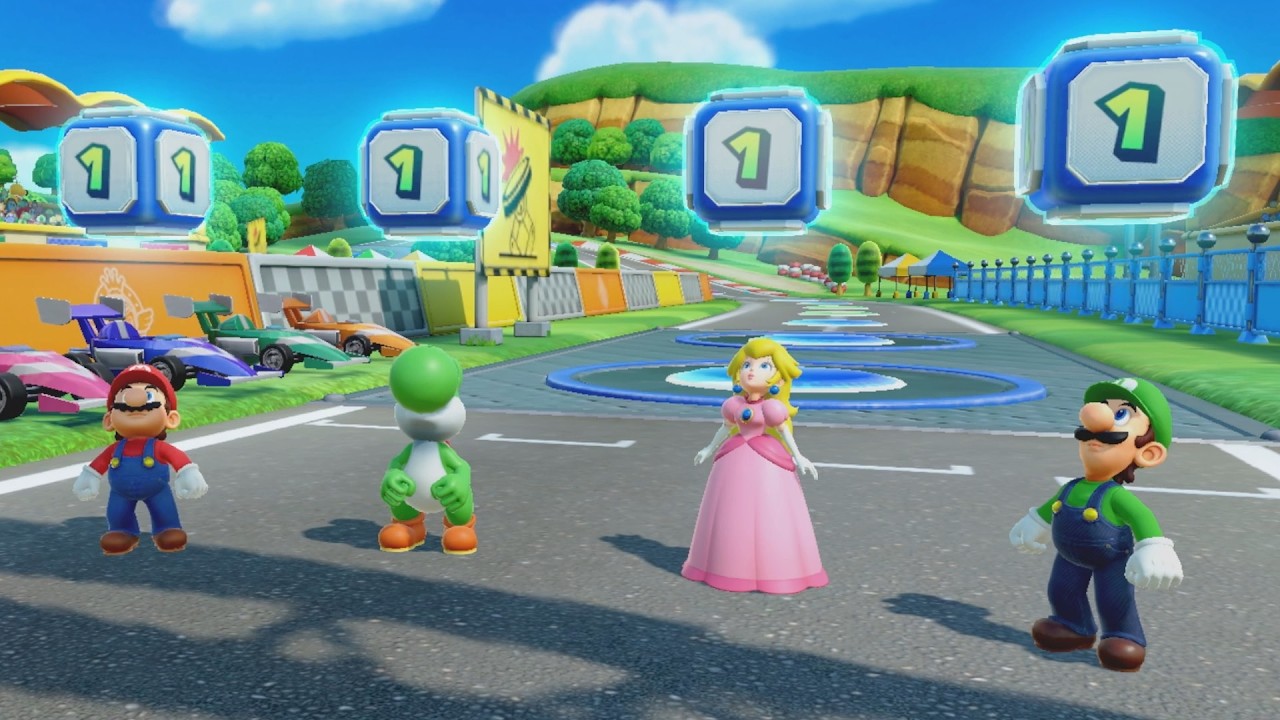 Super Mario Party Jamboree &mdash; ГОНОЧНАЯ ДОСКА!! (Roll 'em Raceway)