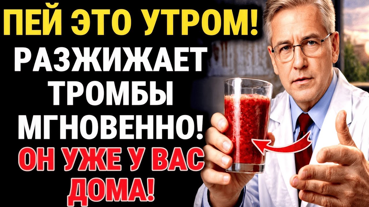 ДЕШЁВЫЙ РАСТВОР НАТОЩАК - И ТРОМБЫ РАСТВОРЯЮТСЯ! кровь КРИСТАЛЛИЧЕСКИ ЧИСТА