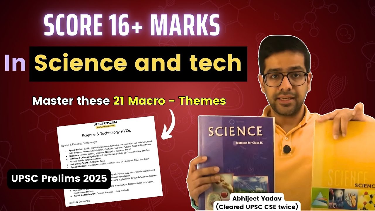 Themes and Strategy for Science & Tech | UPSC Prelims 2025
