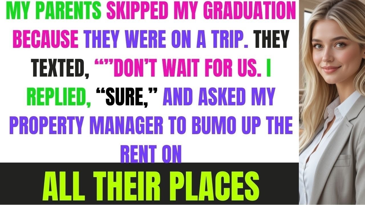 My Parents Skipped My Graduation Because They Were On A Trip, So I Told My Manager To Raise Rent
