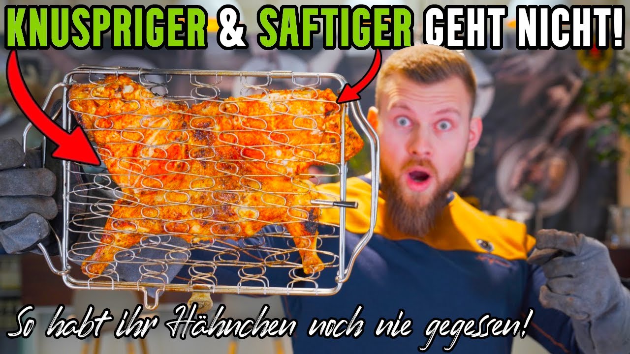 Das schnellste Grillhähnchen Rezept aller Zeiten! Ganzes Hähnchen in 30 Minuten SAFTIG & KNUSPRIG!