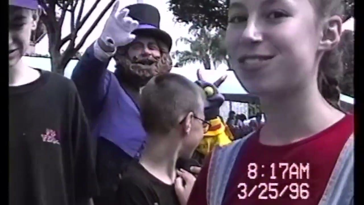 Disney World vacation in 1996!! Vintage footage.