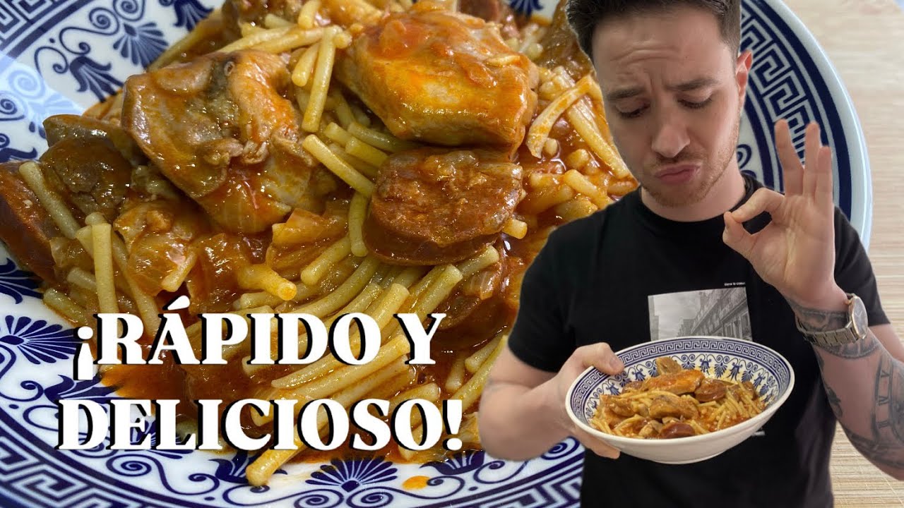 ¿Sin Tiempo para Cocinar? Haz Este Guiso de Pollo y Fideos Rápido. #guisodepollo #recetascaseras