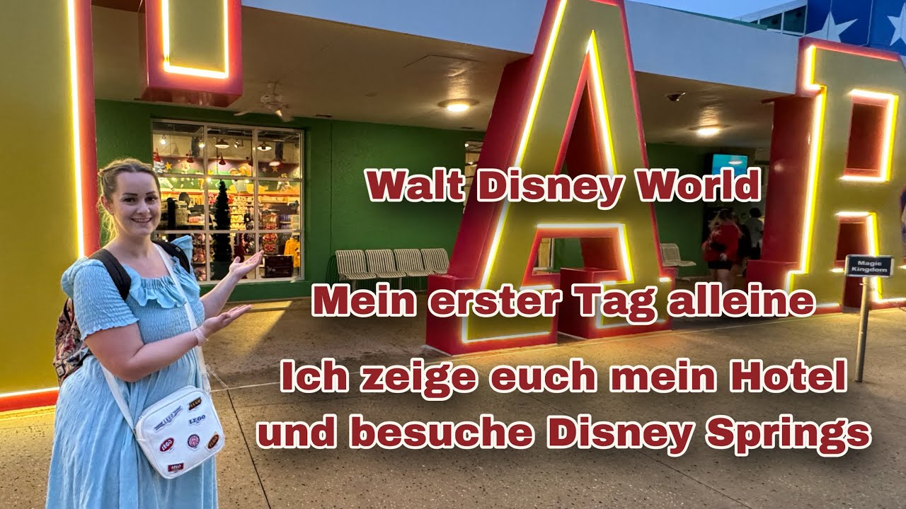Ich zeige euch mein Hotel und besuche Disney Springs | Walt Disney World