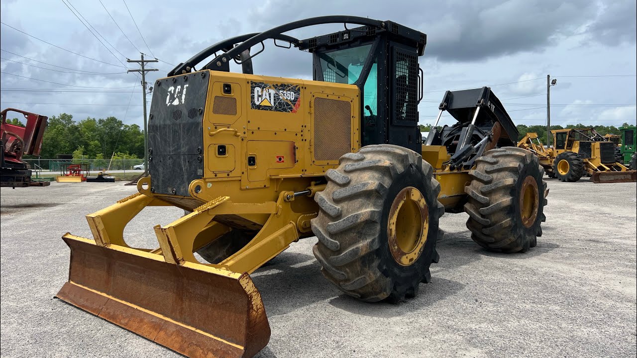2017 Caterpillar 535D Dual Arch Skidder