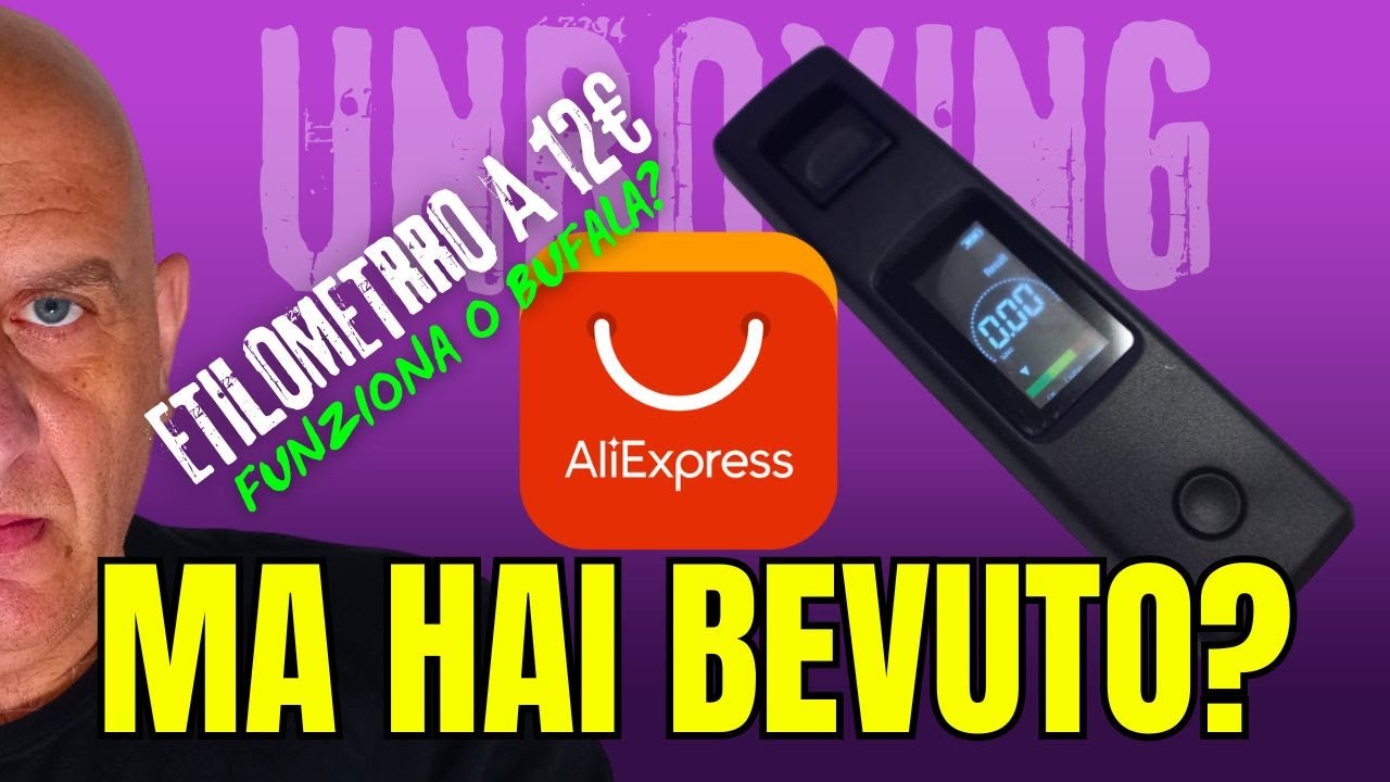 Ho bevuto una grappa, e ora❓Test con l'etilometro AliExpress!