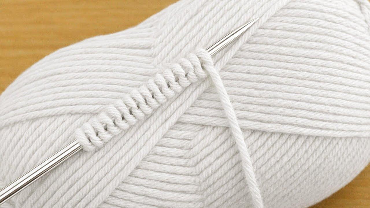 ✨💔 This simple knitting pattern amazes everyone, and it's very easy to knit.