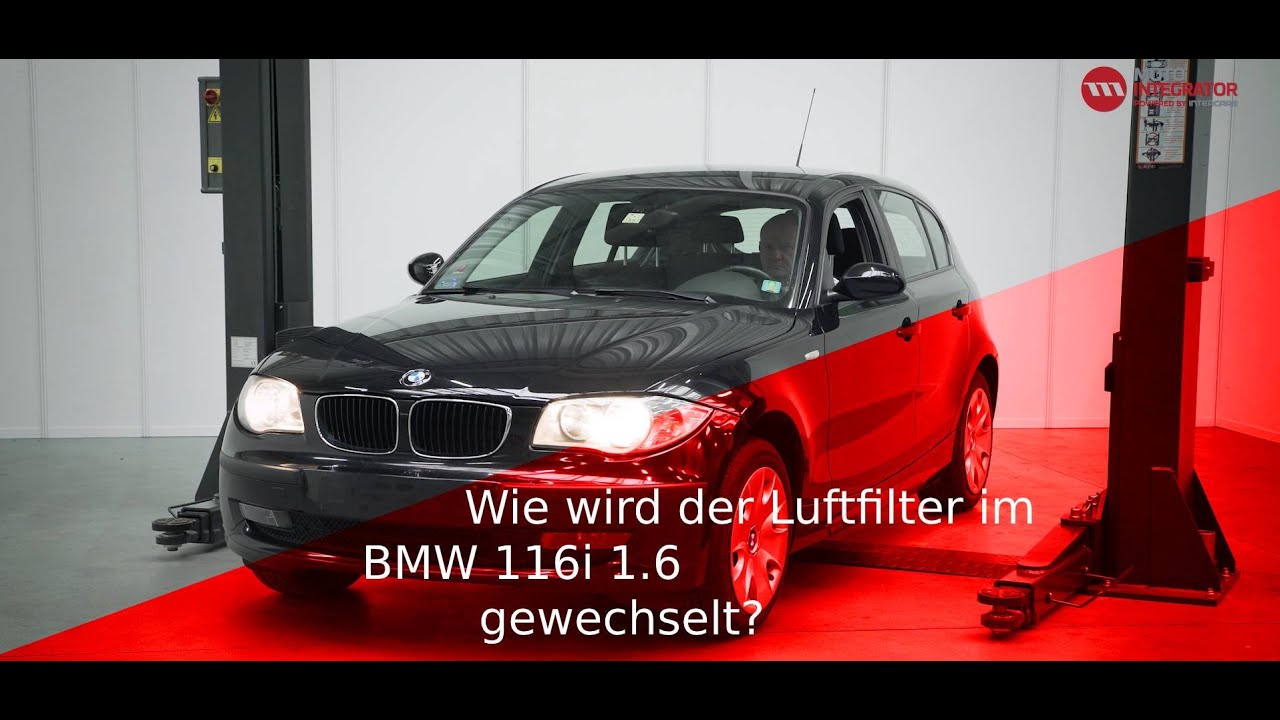 Wie wird der Luftfilter im BMW 116i 1.6 gewechselt?