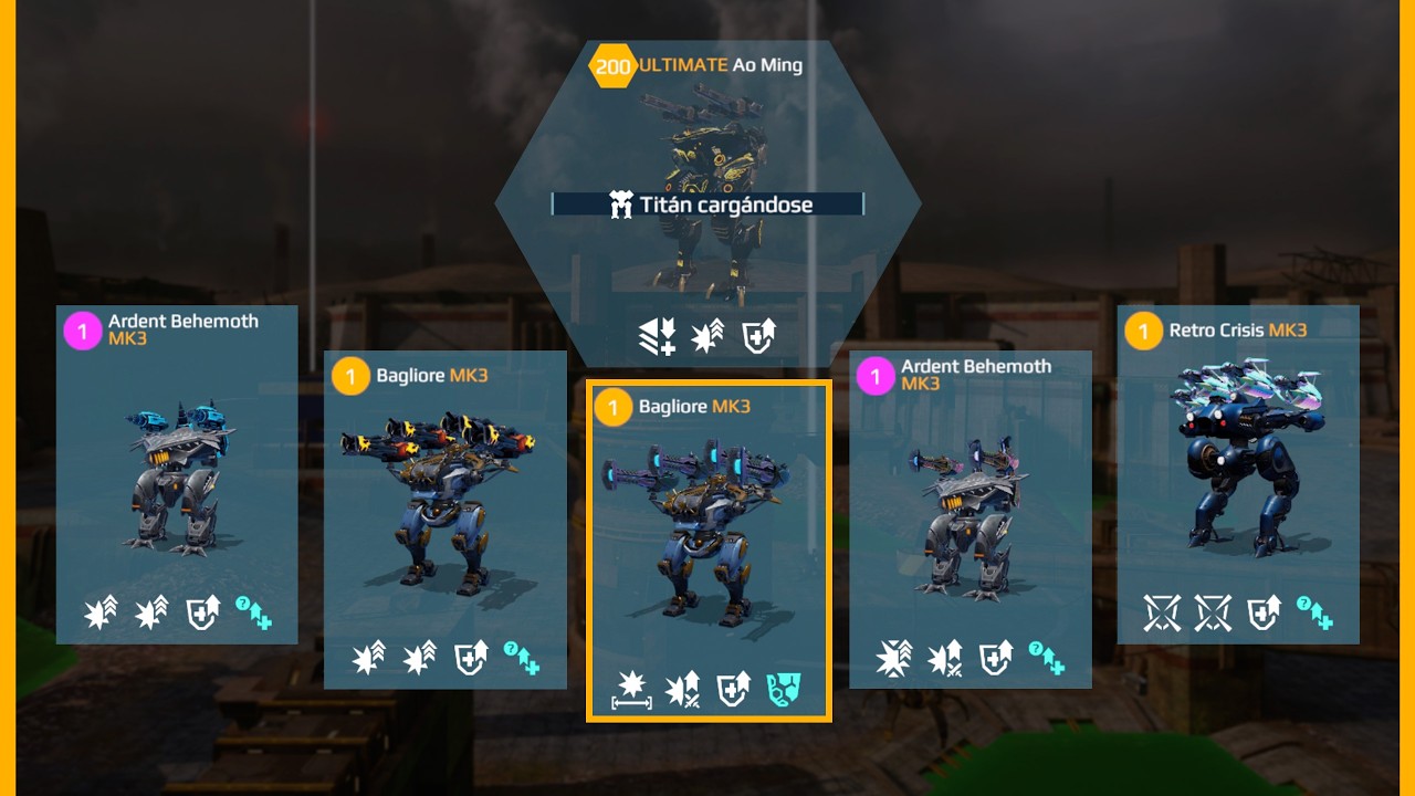 War Robots: Лучшие роботы с 4х тяжелыми орудиями | Bagliore, Crisis, Behemoth Gameplay