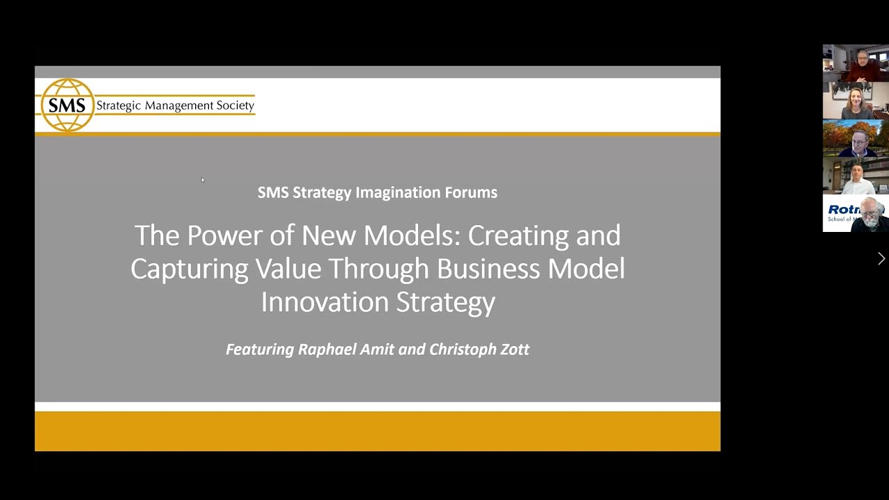 SMS Strategy Imagination Forums: The Power of New Models Through Business Model Innovation Strategy
