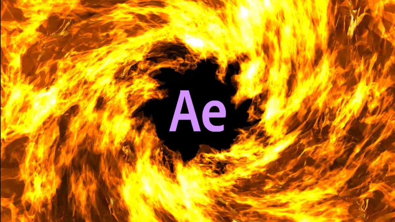 Realistic FIRE VORTEX in After Effects / Plugin Trapcode MIR 3