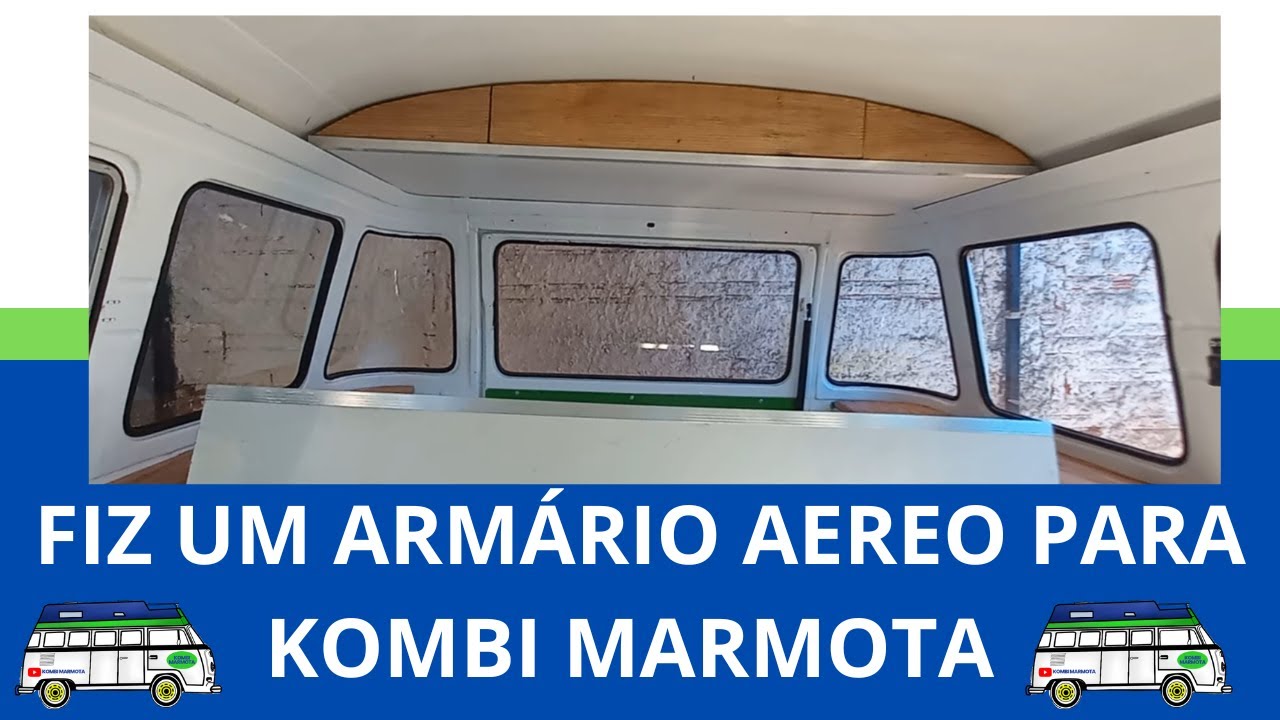 FIZ UM ARMÁRIO AEREO PARA KOMBI MARMOTA