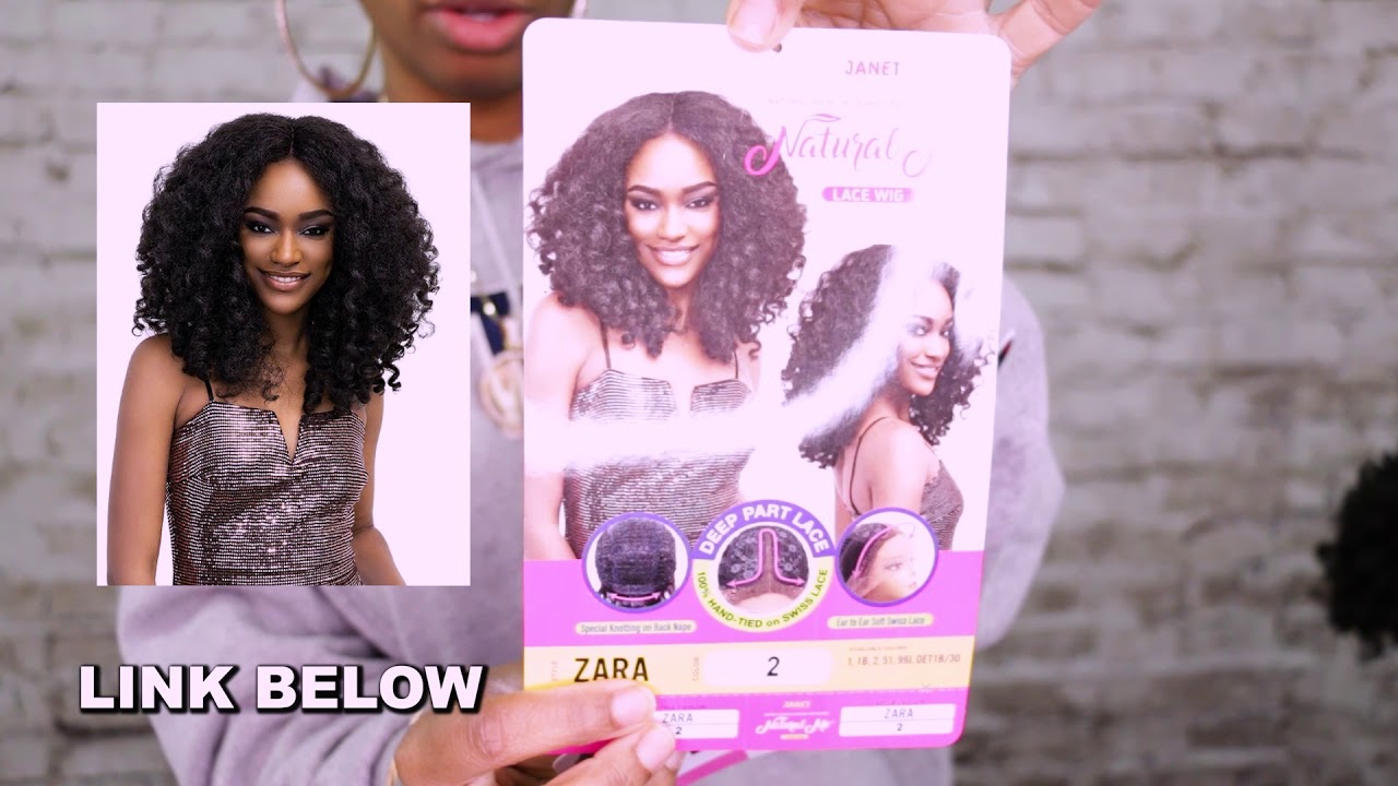 Janet Collection Natural Me Yaki Textured Deep Part Lace Front Wig Kiara + Zara