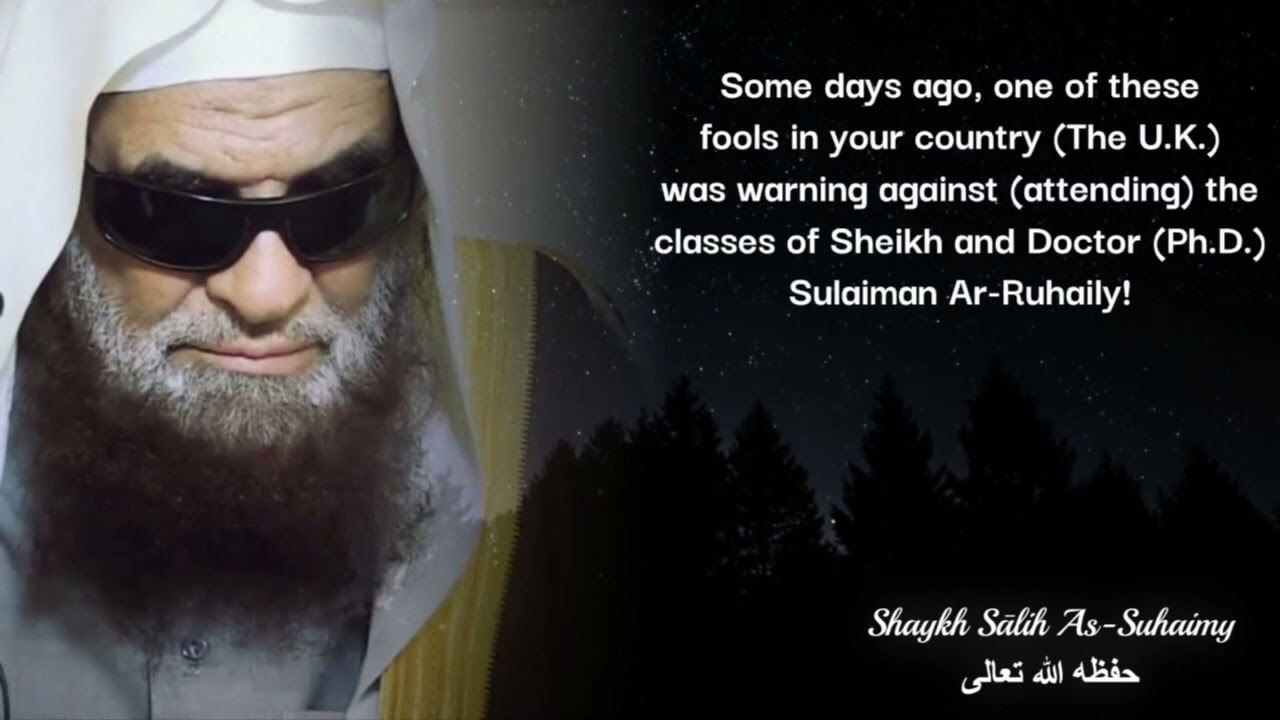 Shaykh Salih As-Suhaimy on those who warned against attending Shaykh Al-Ruhayli's conference