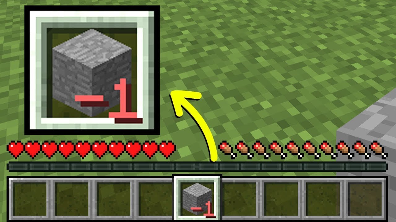 what if a place -1 block?