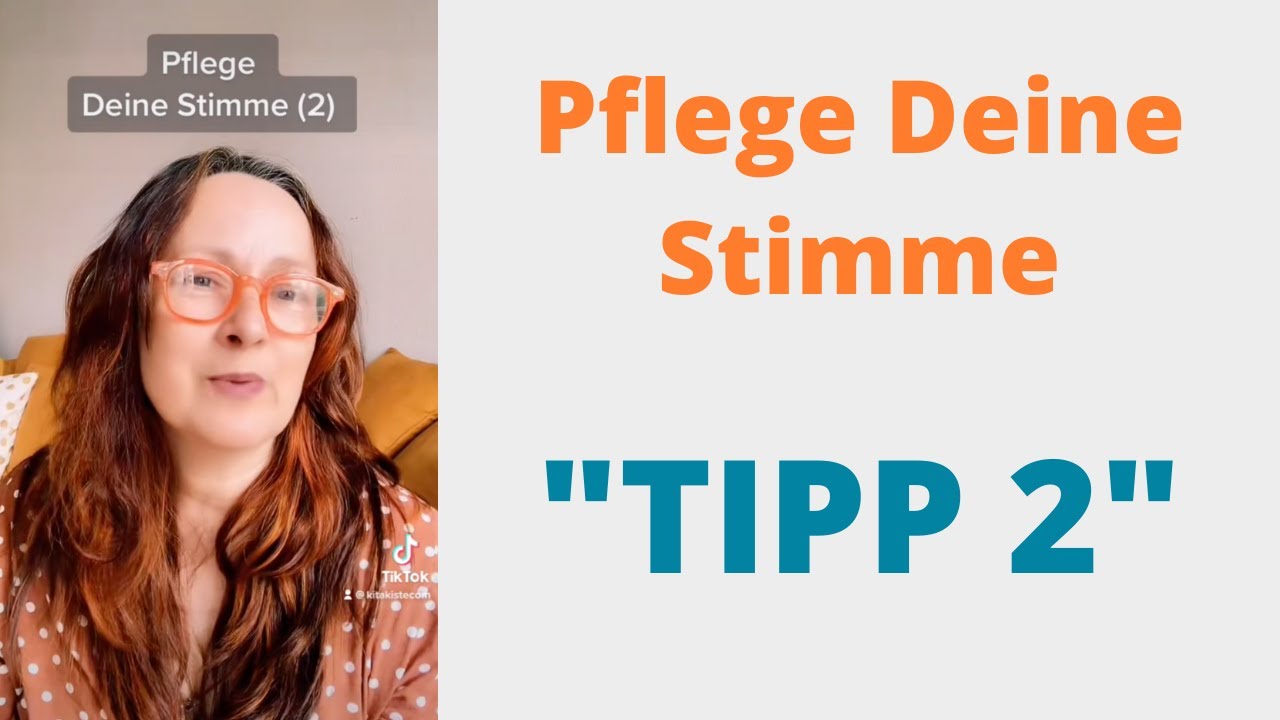 STIMMPFLEGE f&uuml;r Erzieher - Tipp 2