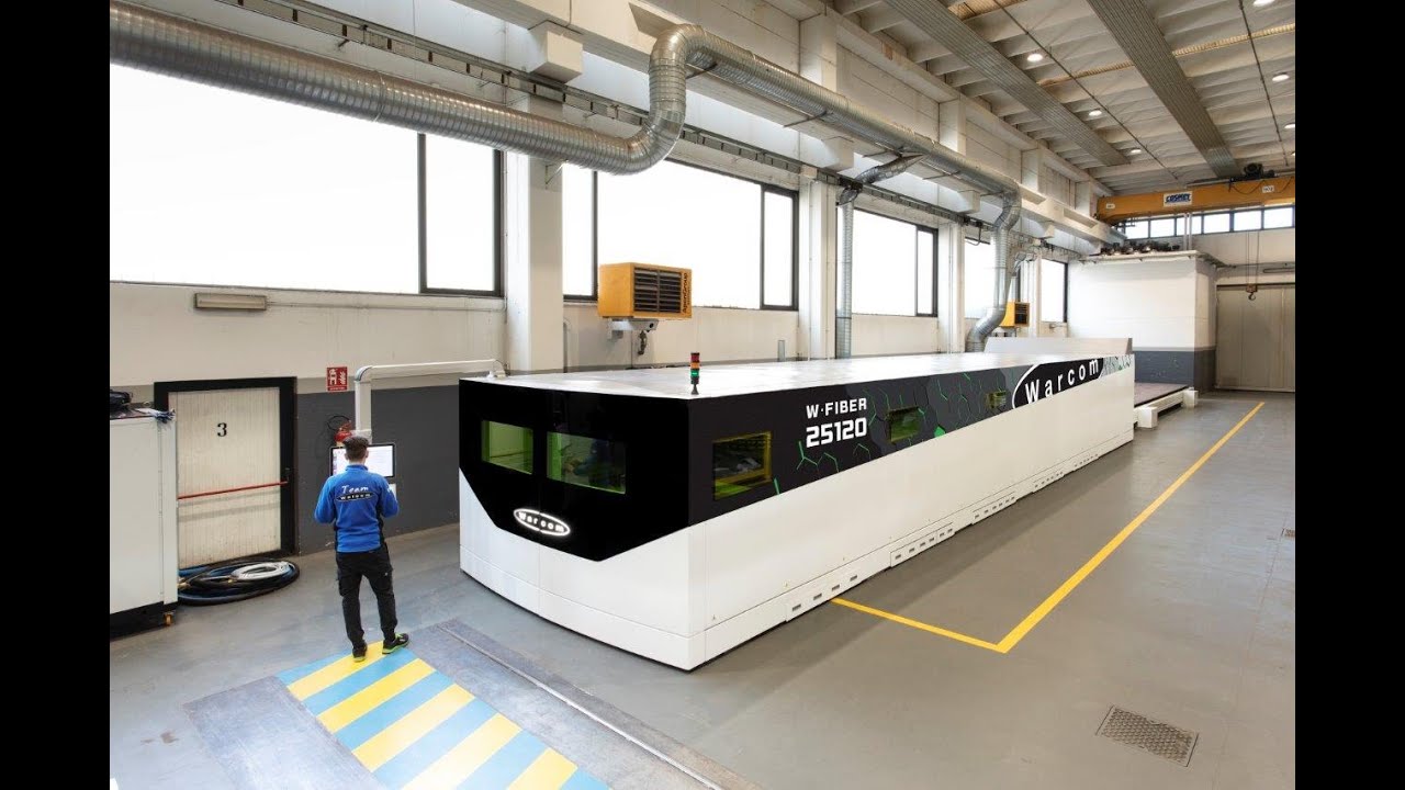 Warcom Laser W-Fiber 25120 12 kW - 3D cutting