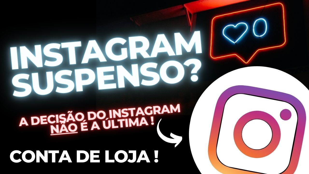 INSTAGRAM DE LOJA: COMO RECUPERAR CONTA DO INSTA QUE FOI SUSPENSA! (Sem email, sem senha e número)