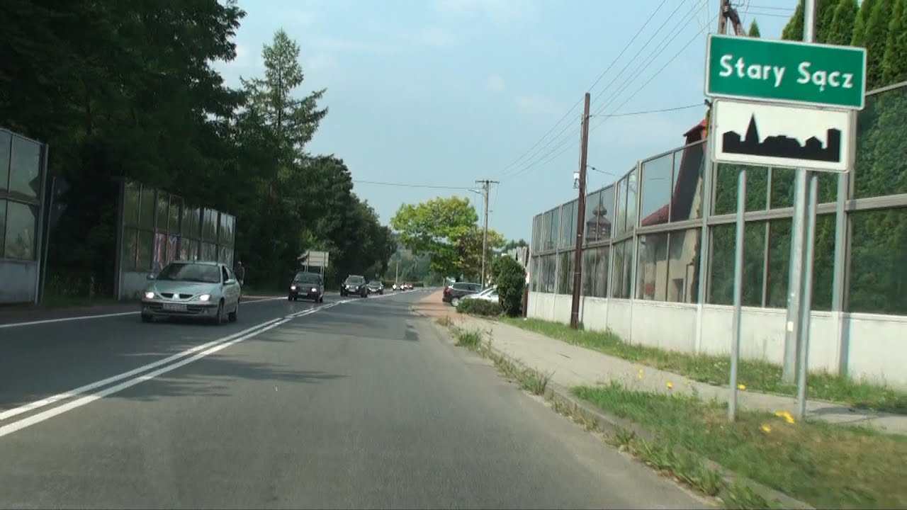 Stary Sącz - przejazd samochodem