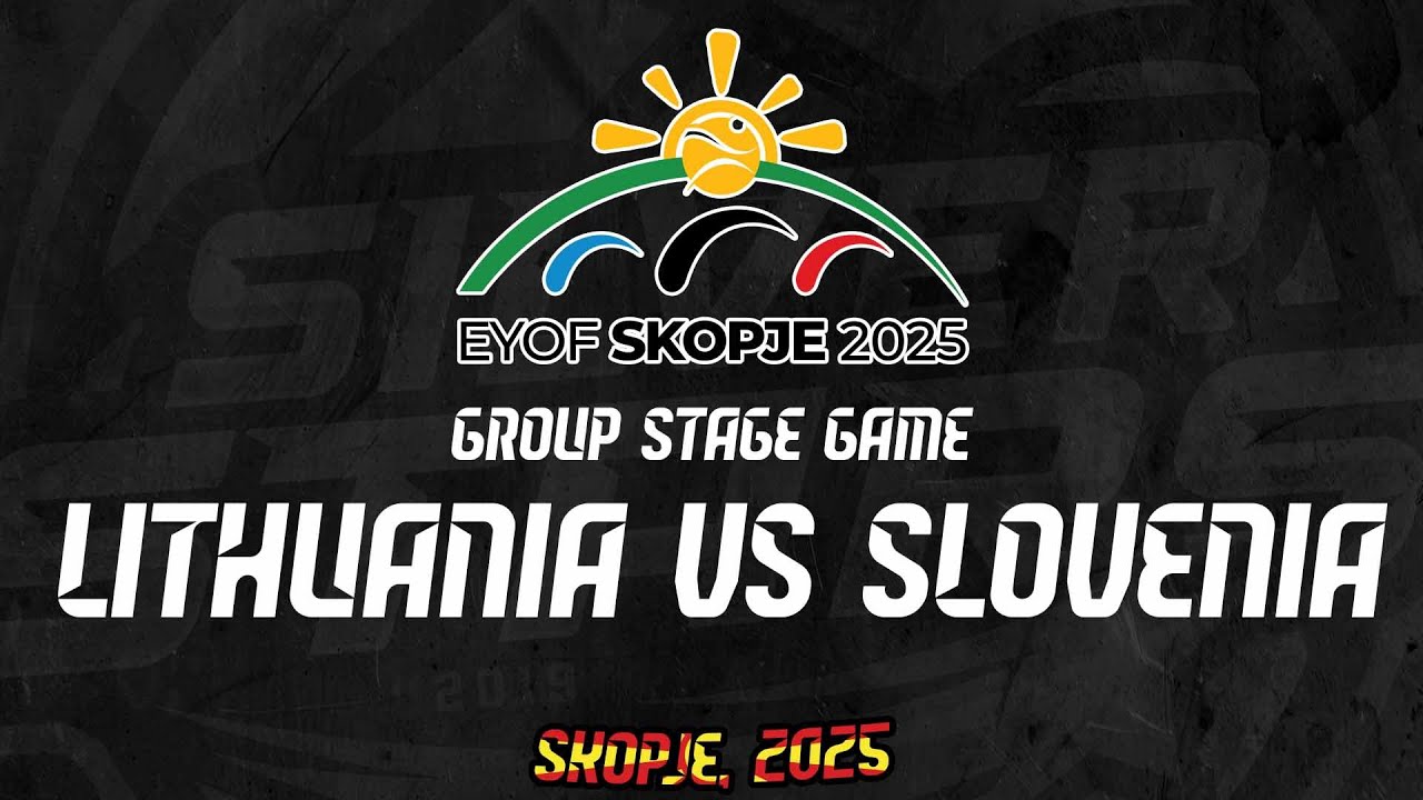 LITHUANIA - SLOVENIA // EYOF SKOPJE 2025 // U18 MEN 3X3 BASKETBALL // GROUP STAGE