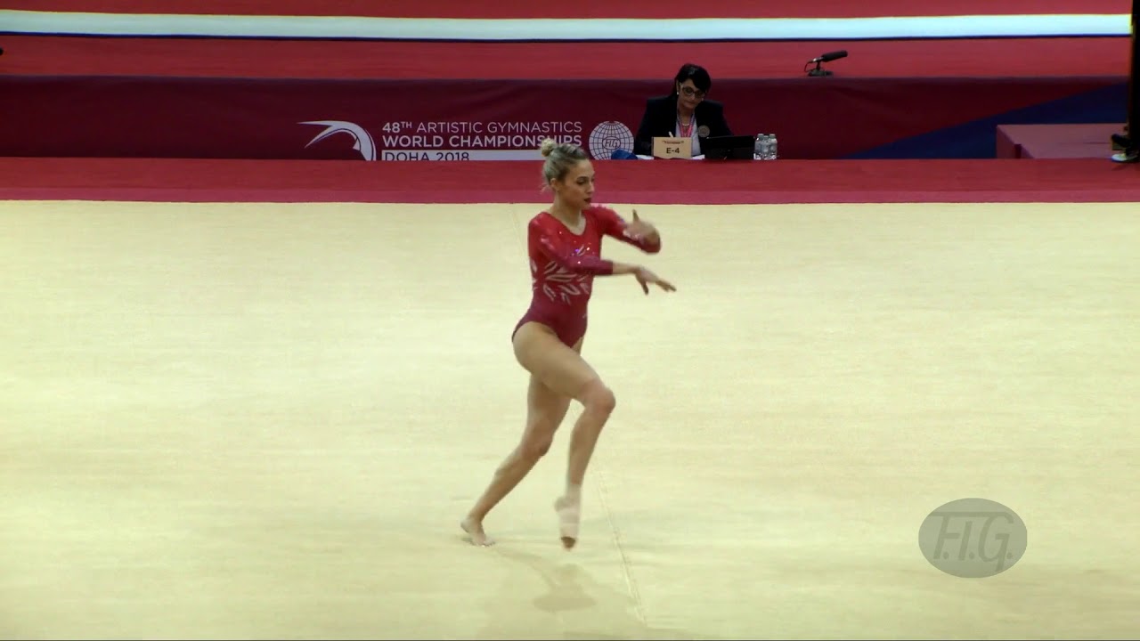 UCTAS SANLI Goksu (TUR) - 2018 Artistic Worlds, Doha (QAT) - Qualifications Floor Exercise