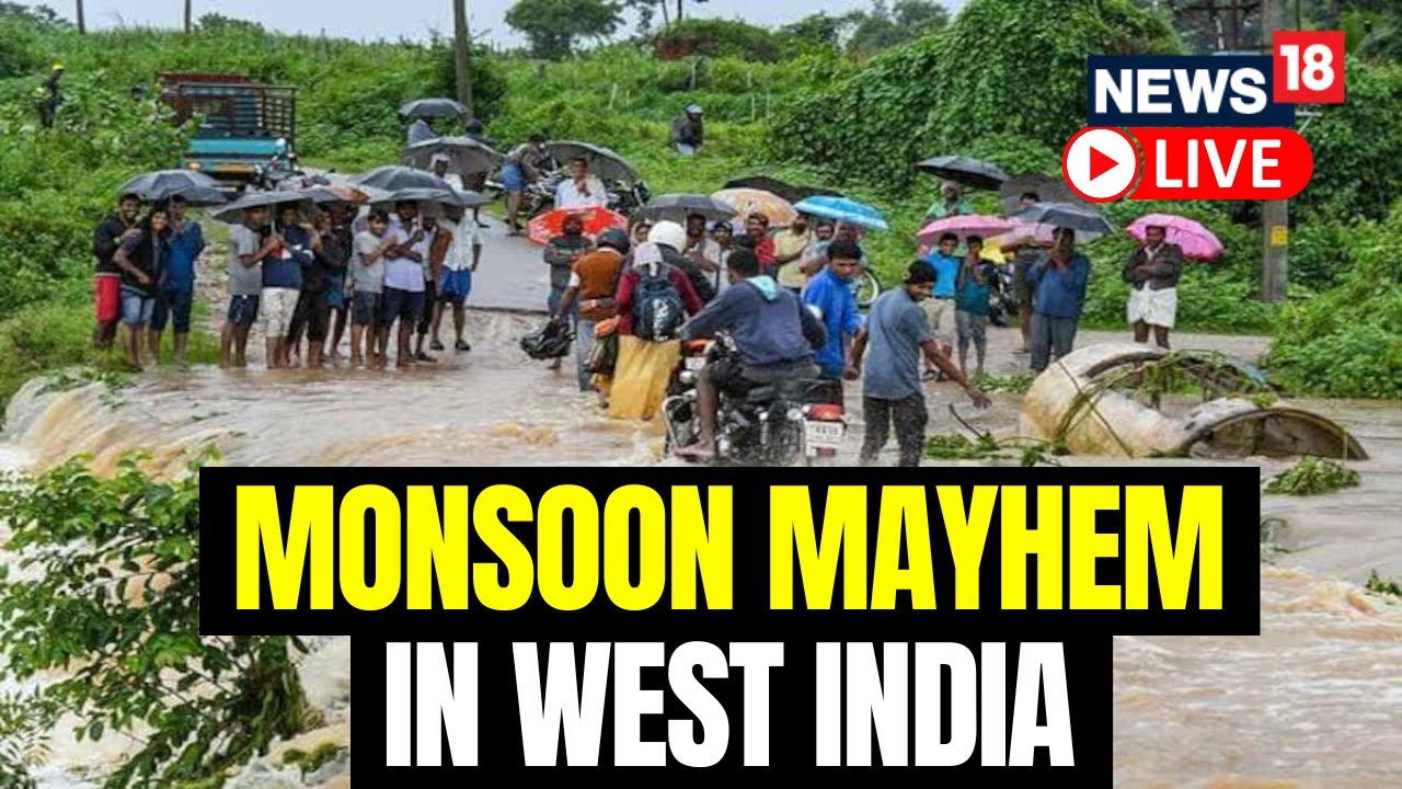 Maharashtra Rain News | Gujarat Rain 2023 | Heavy Rainfall Continues Across West India | News18 Live
