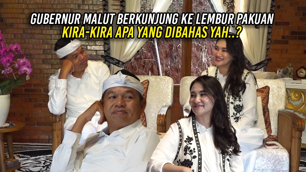 GUBERNUR MALUT BERKUNJUNG KE LEMBUR PAKUAN | KIRA-KIRA APA YANG DIBAHAS YAH..?