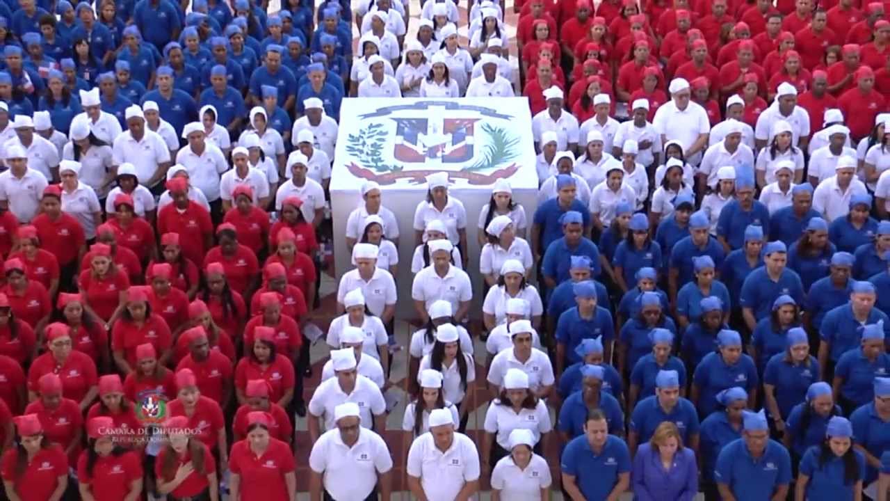 BANDERA HUMANA DE REPUBLICA DOMINICANA, cámara de diputados