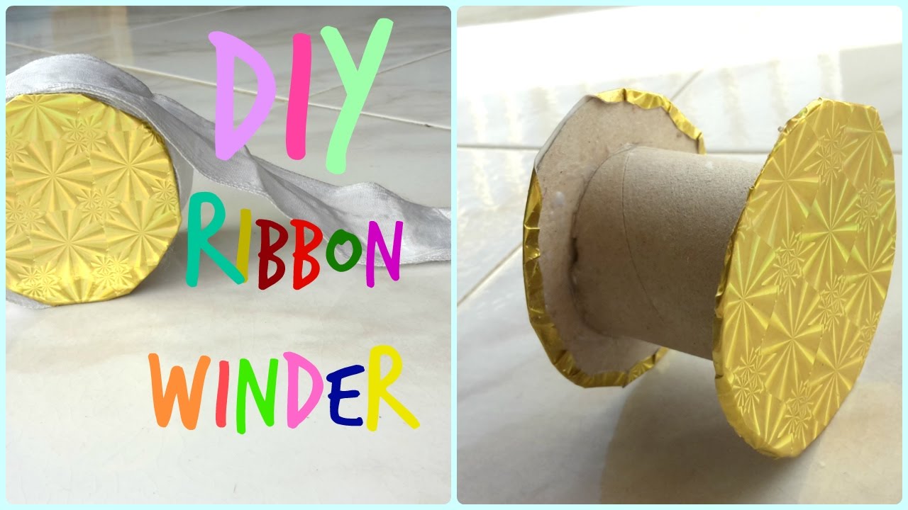 DIY ribbon winder/roller