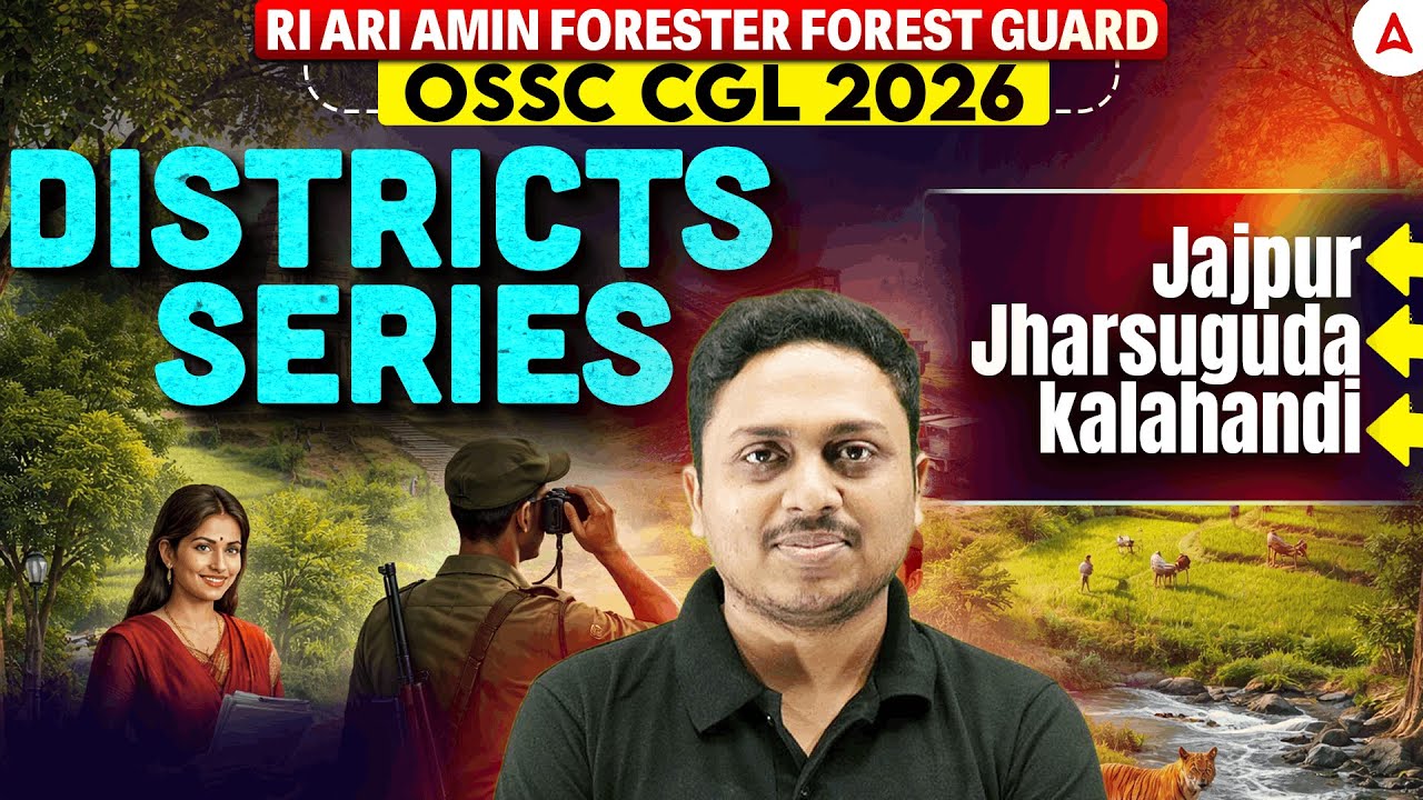 RI ARI AMIN, Forester Forest Guard, OSSC CGL | Districts Series | Jajpur, Jharsuguda, kalahandi
