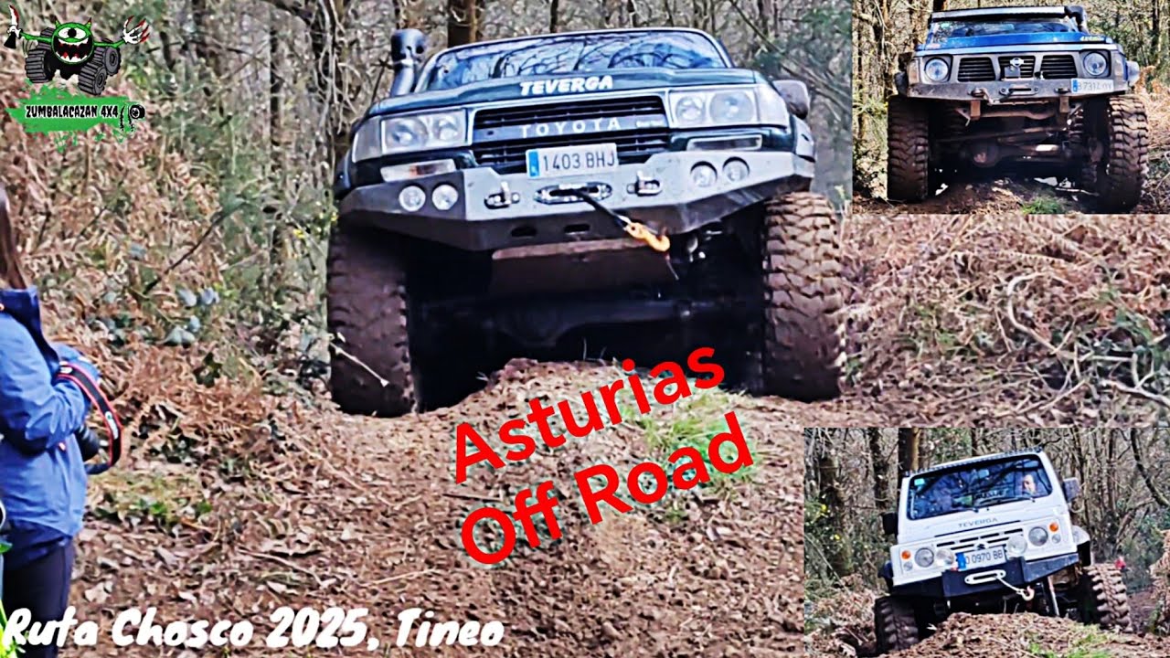 Ruta Chosco 2025, Tineo, Subida Roderas y Escalones, Especial 🚙🔥🔝💯 #4x4 #offroad #rutachosco