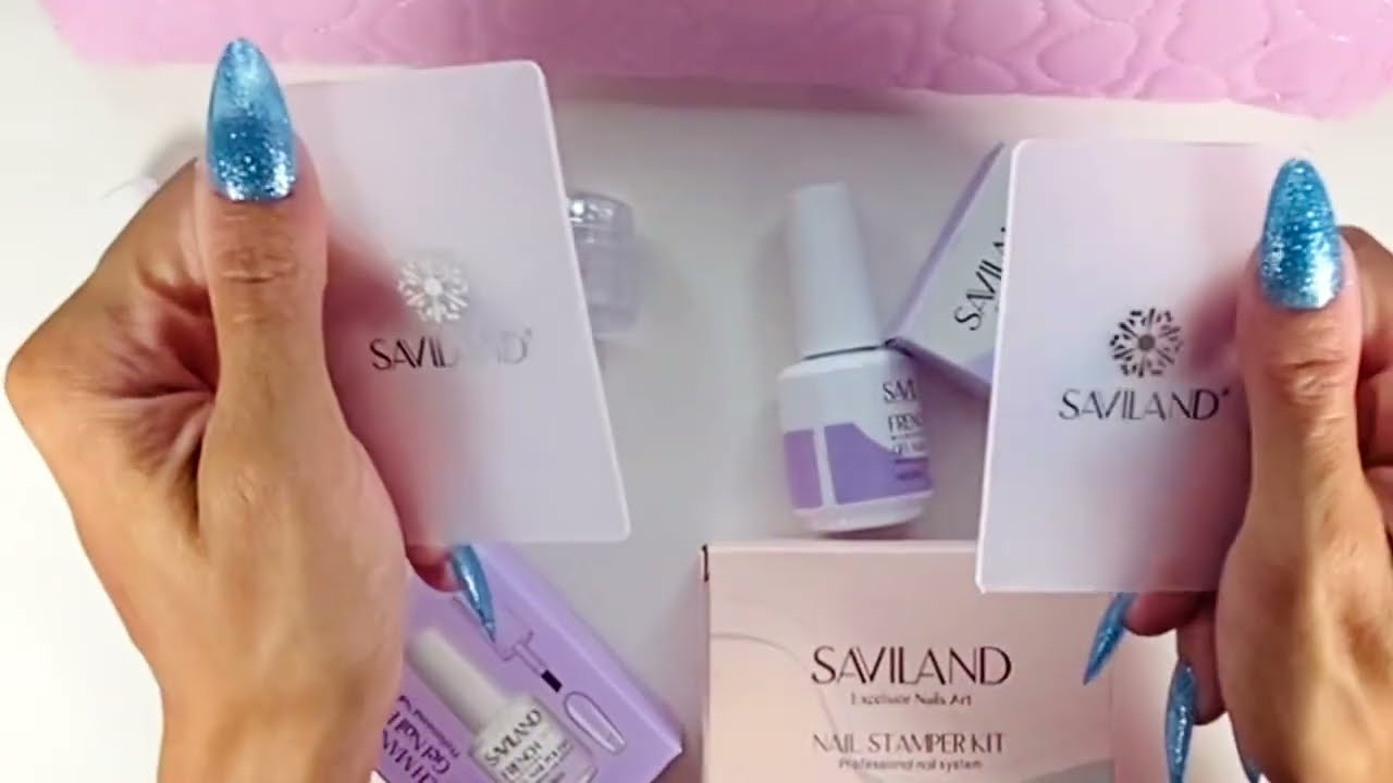 Saviland stamper kit & polish review ✨