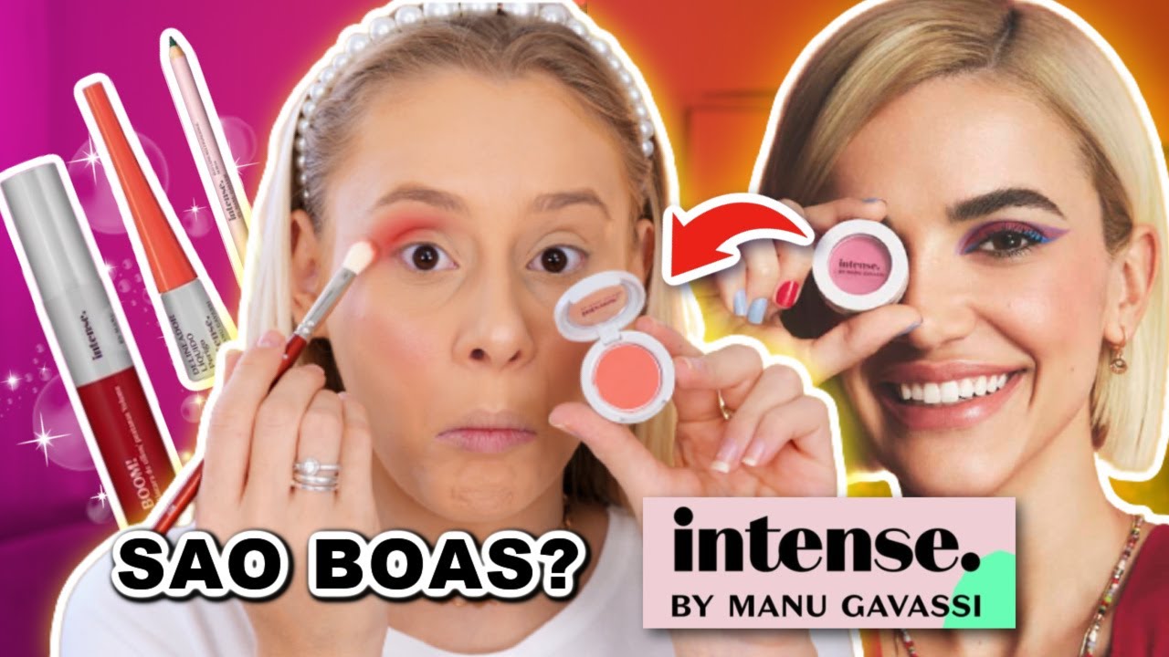 TESTEI os PRODUTOS da INTENSE by MANU GAVASSI