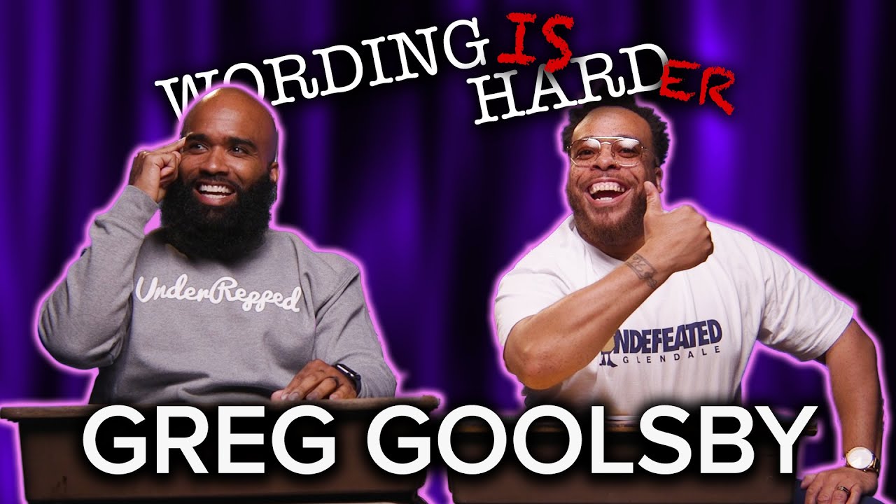 Greg Goolsby Vs Tahir Moore - WORDING IS HARDER!